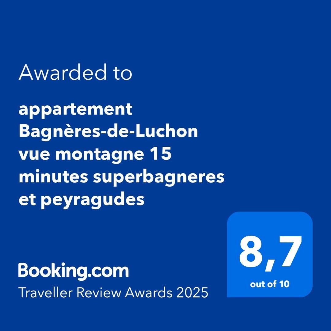 Appart T 3 Bagneres-De-Luchon Vue Montagne - Piscine Mi Juin Extérieur photo
